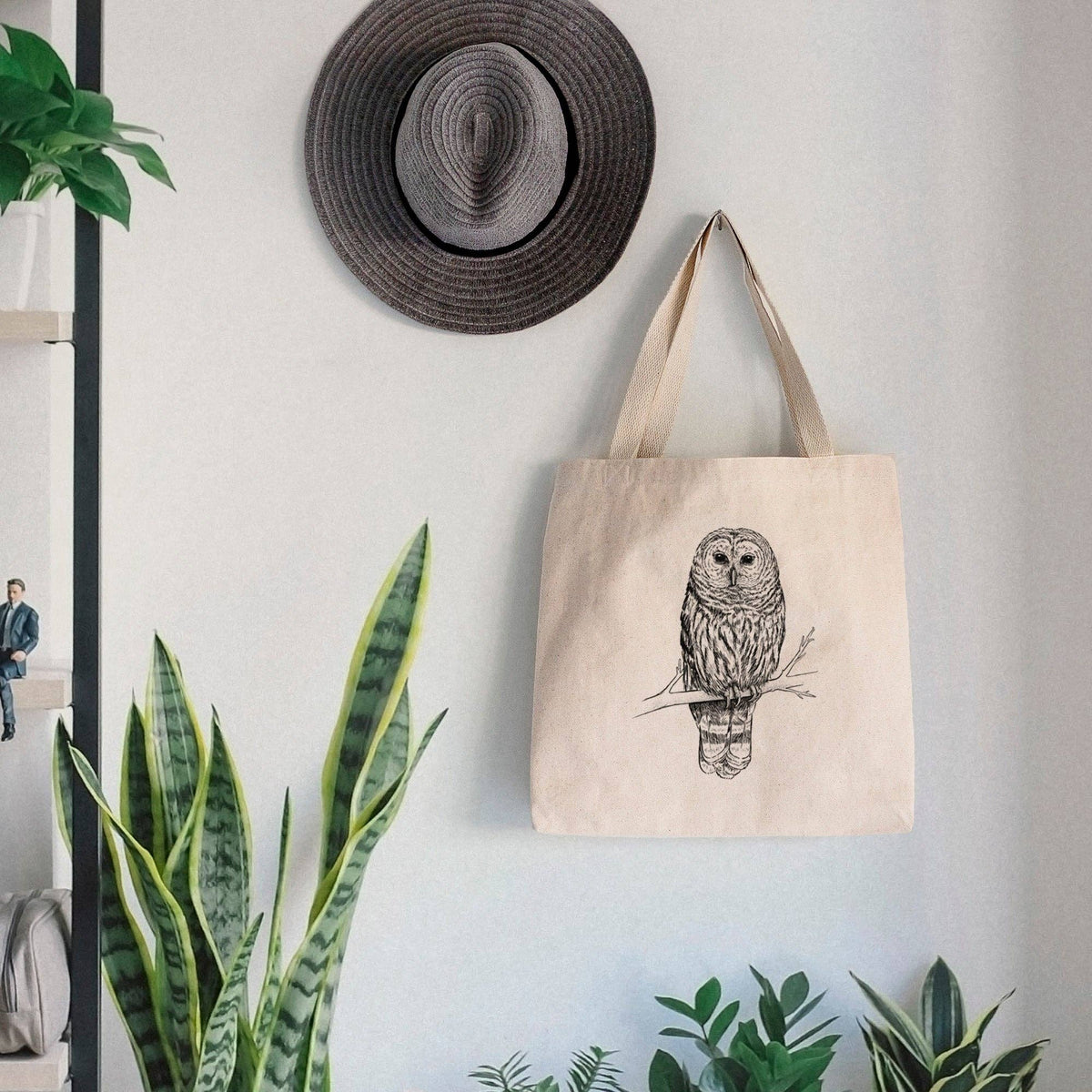 Barred Owl - Strix varia - Tote Bag