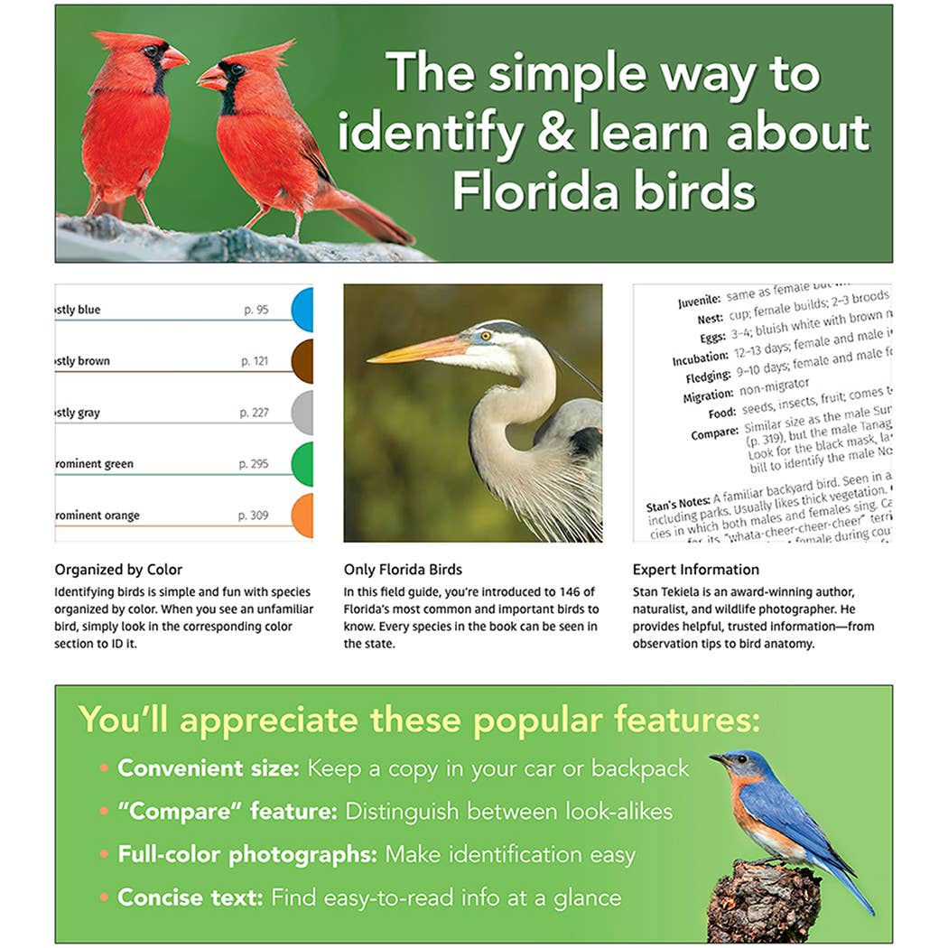 Birds of Florida Field Guide 3rd Edition