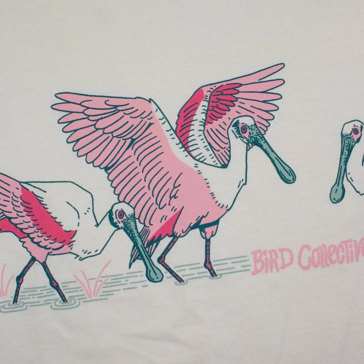 Roseate Spoonbill Boxy Tank Shirt
