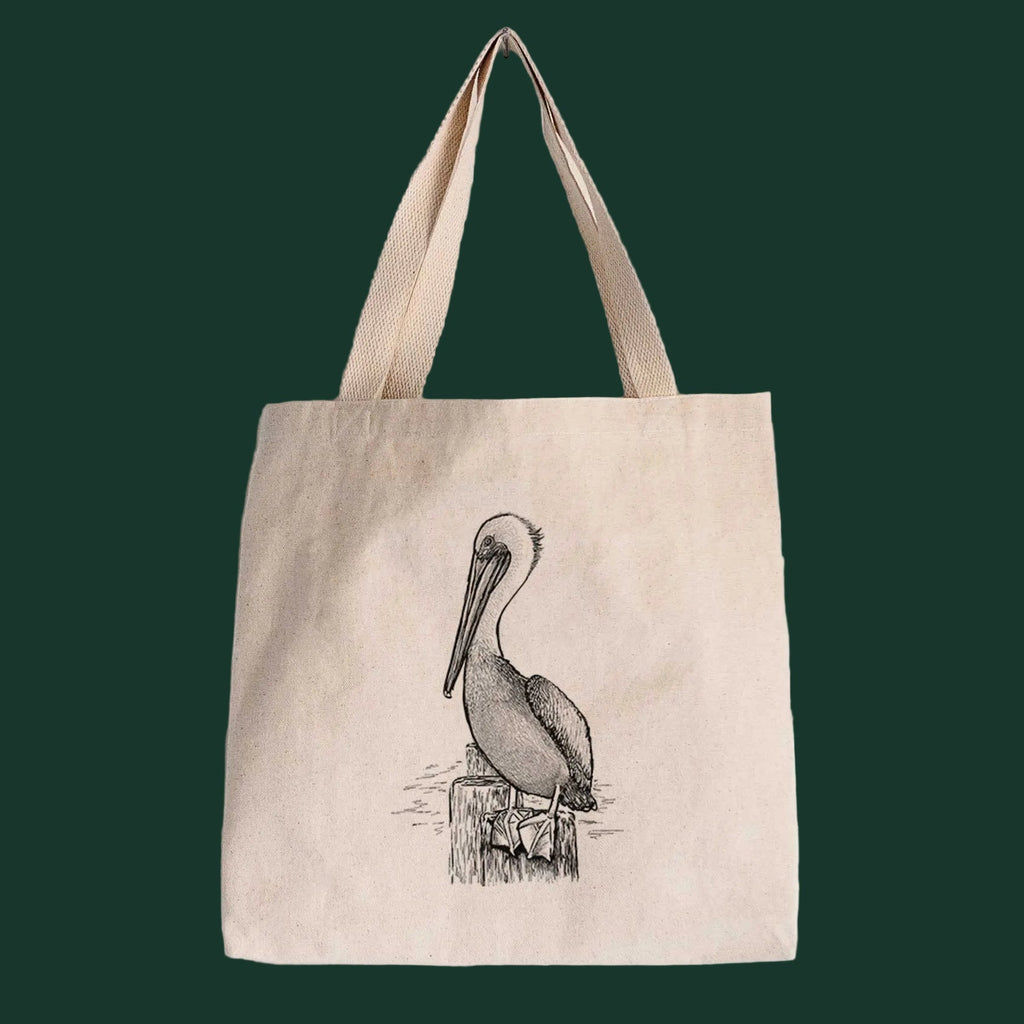Brown Pelican - Pelecanus occidentalis - Tote Bag
