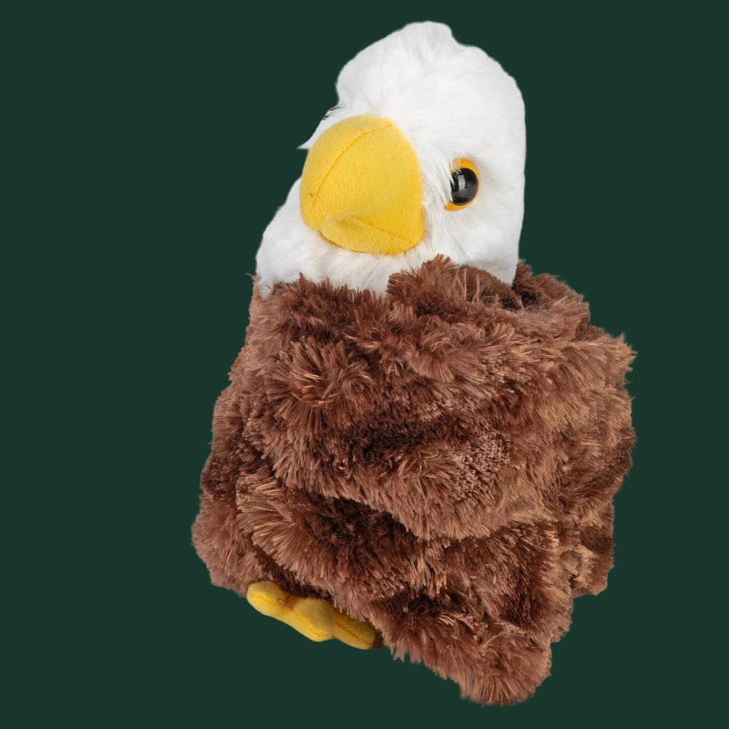 Huggers Bald Eagle Stuffed Animal 8"