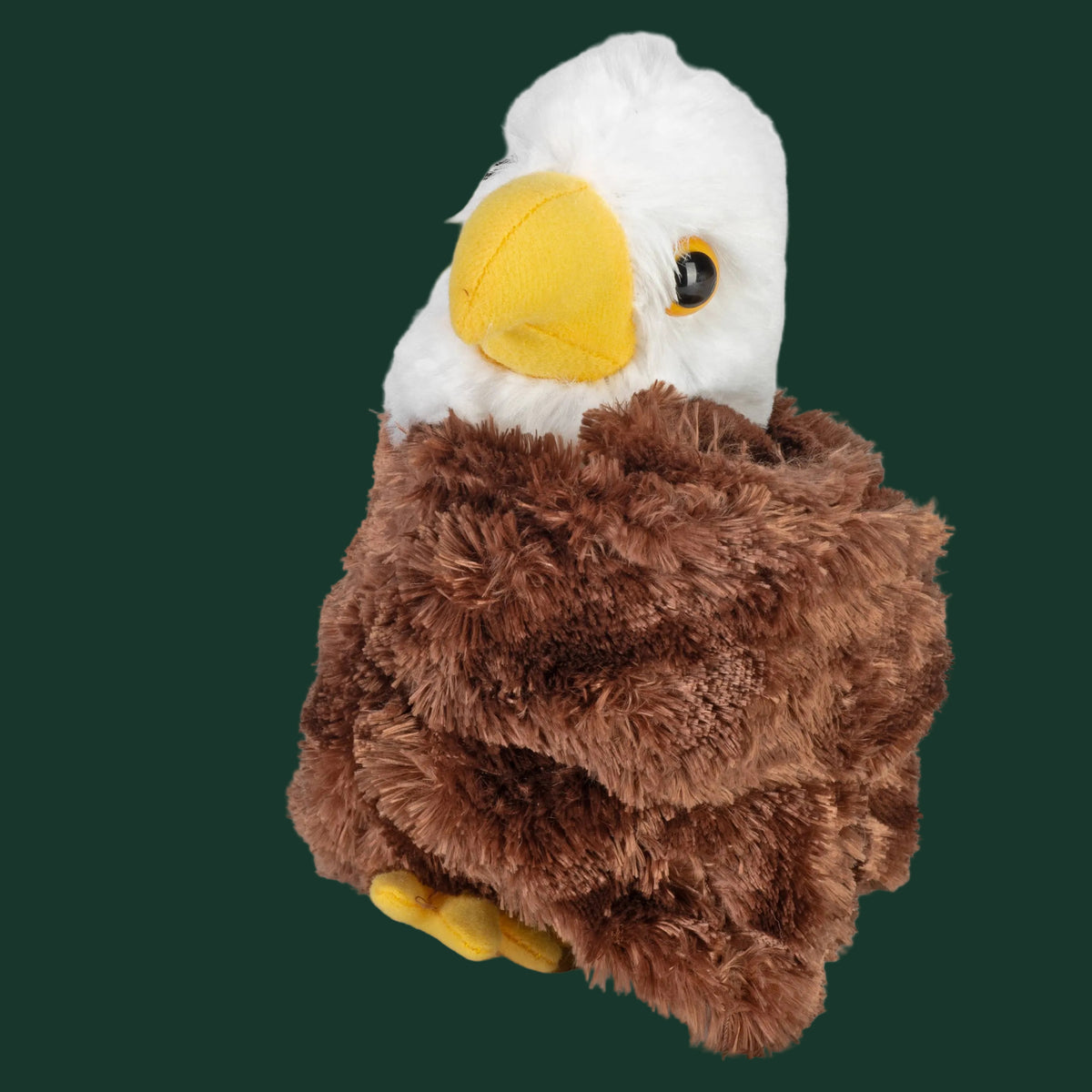 Huggers Bald Eagle Stuffed Animal 8"