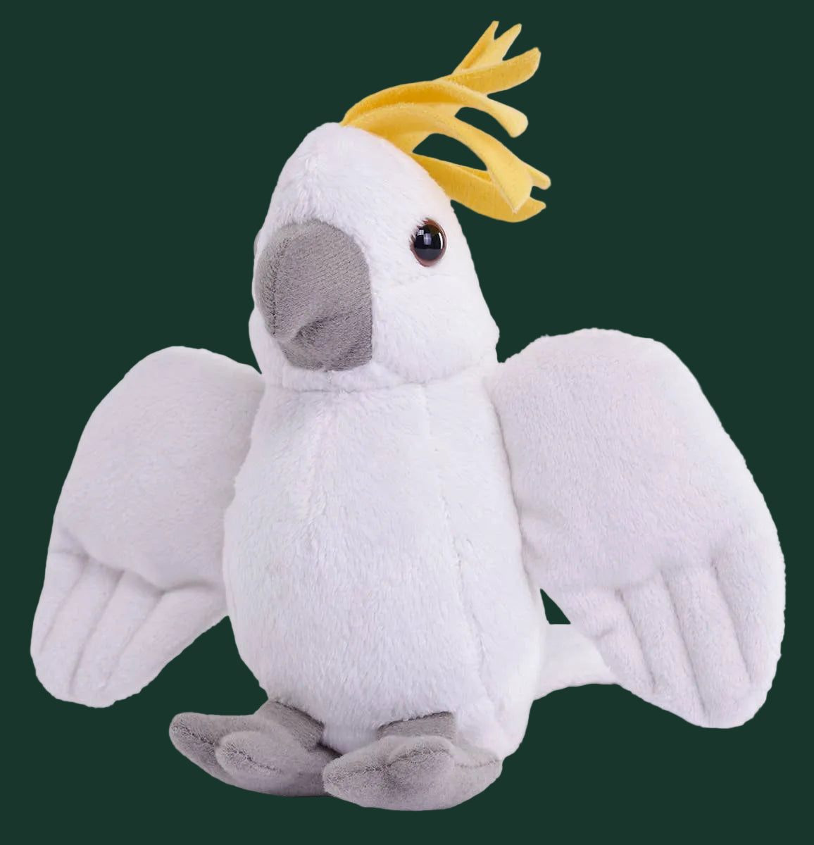 Pocketkins-ECO-Cockatoo Stuffed Animal 5"
