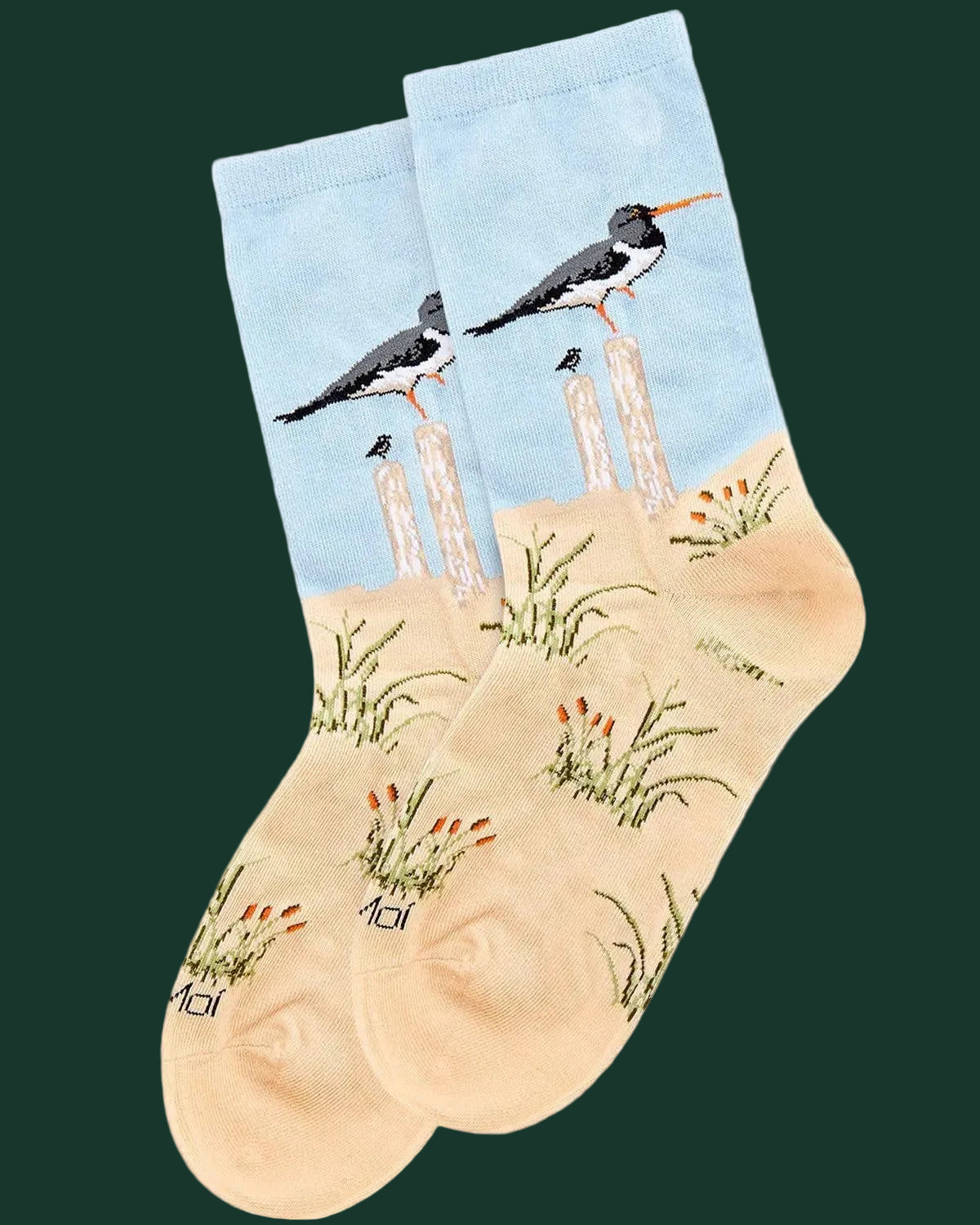 MeMoi Seagulls Limited Edition Crew Socks