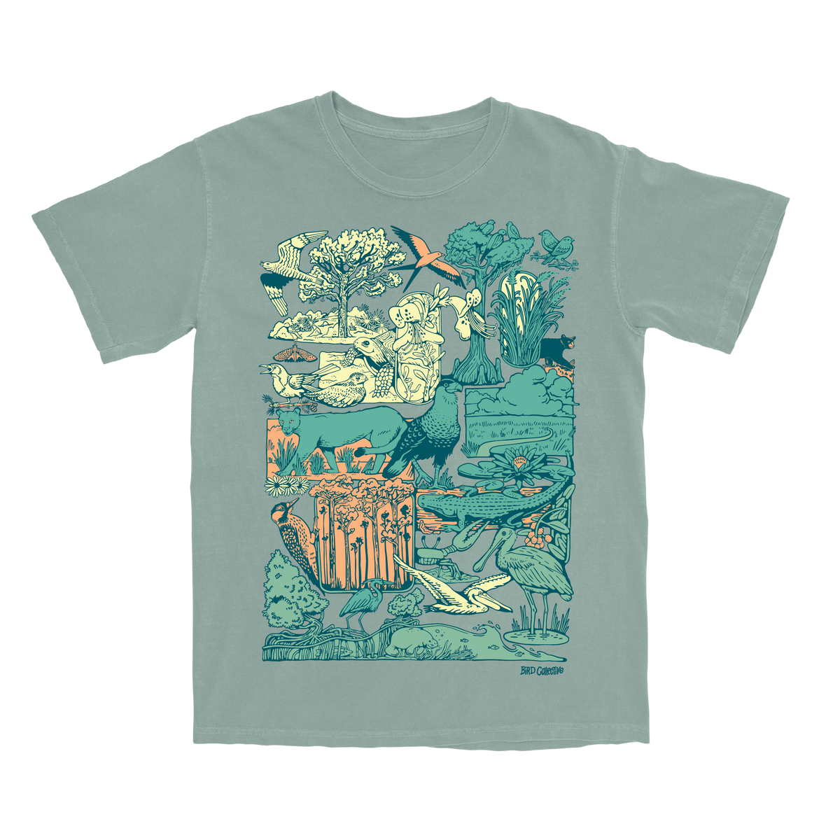 Florida Wildlife Corridor Tee: Bay / 2XL