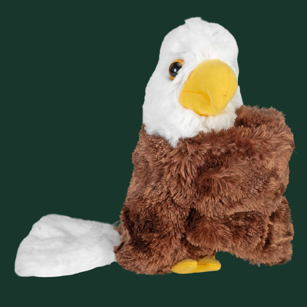 Huggers Bald Eagle Stuffed Animal 8"