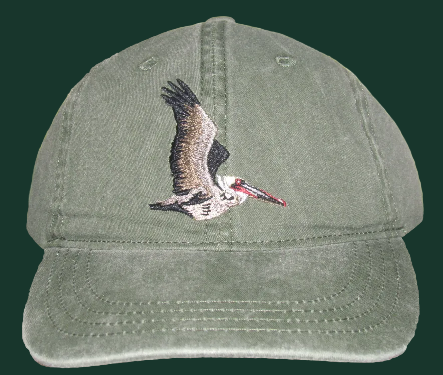 Embroidered Bird Cap