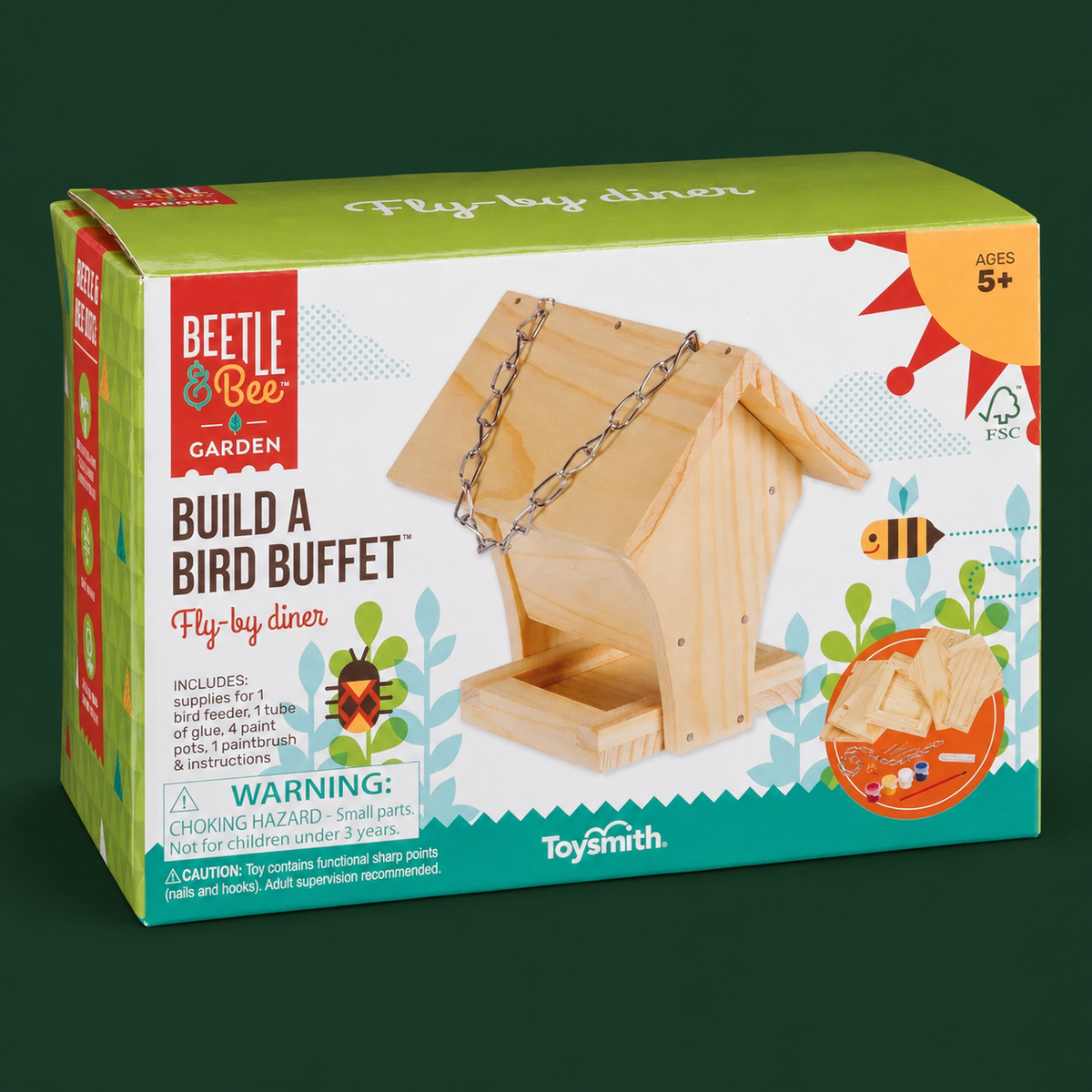 Beetle & Bee Build A Bird Buffet