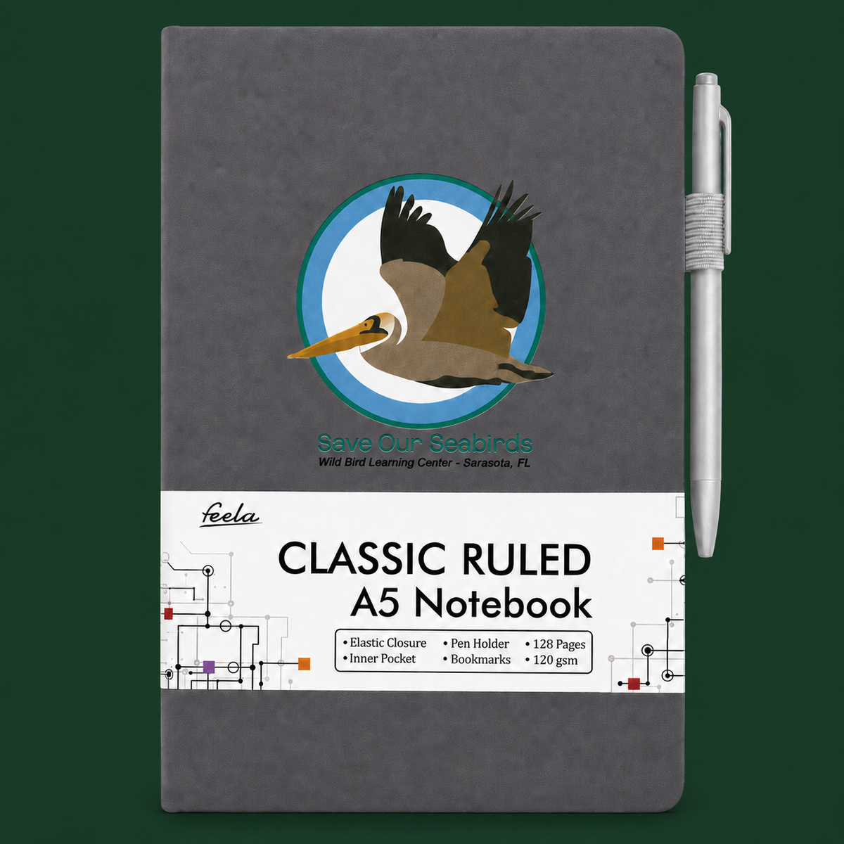 Save Our Seabirds Feela Notebook with Pen