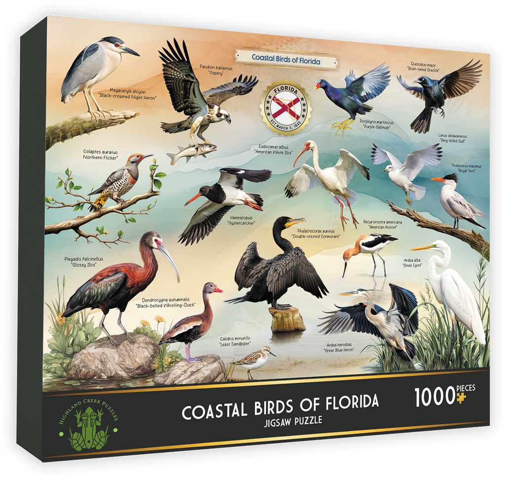 Coastal Birds of Florida Jigsaw Puzzle - 1000 Pieces