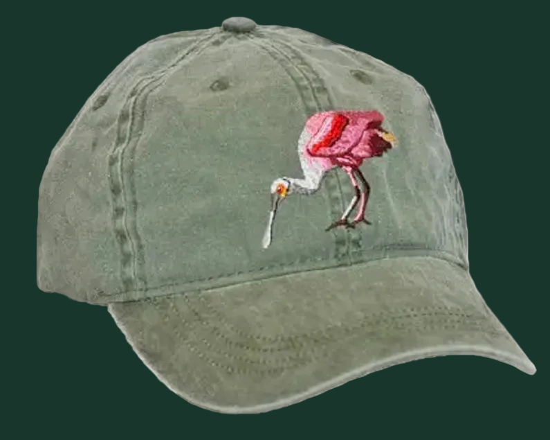 Embroidered Bird Cap