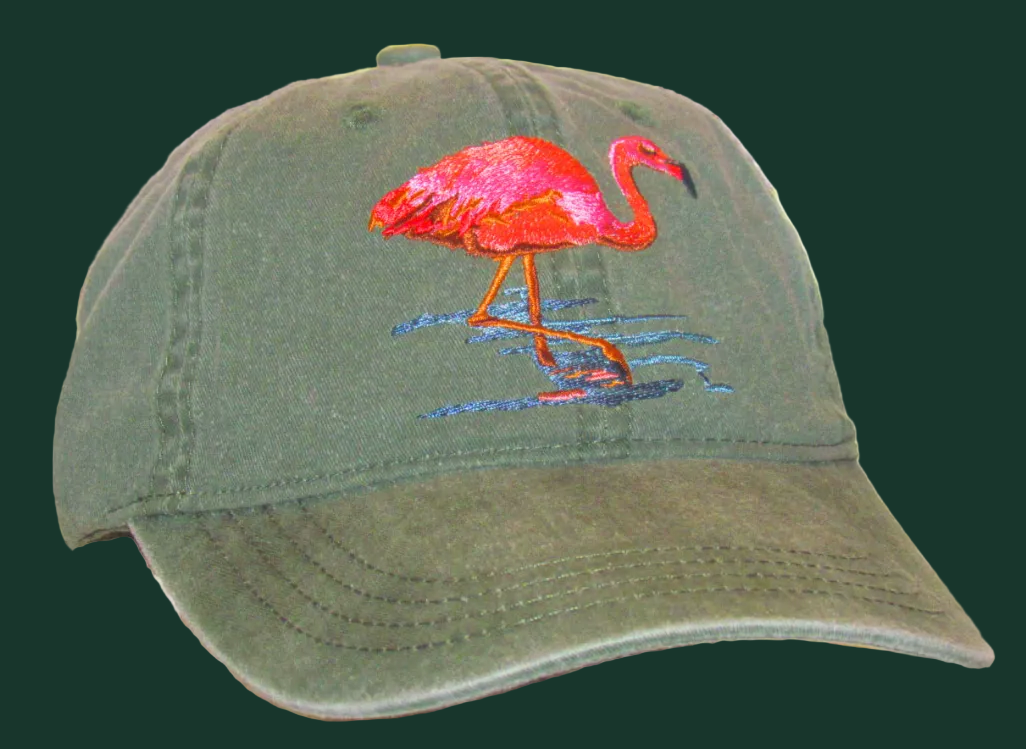 Embroidered Bird Cap