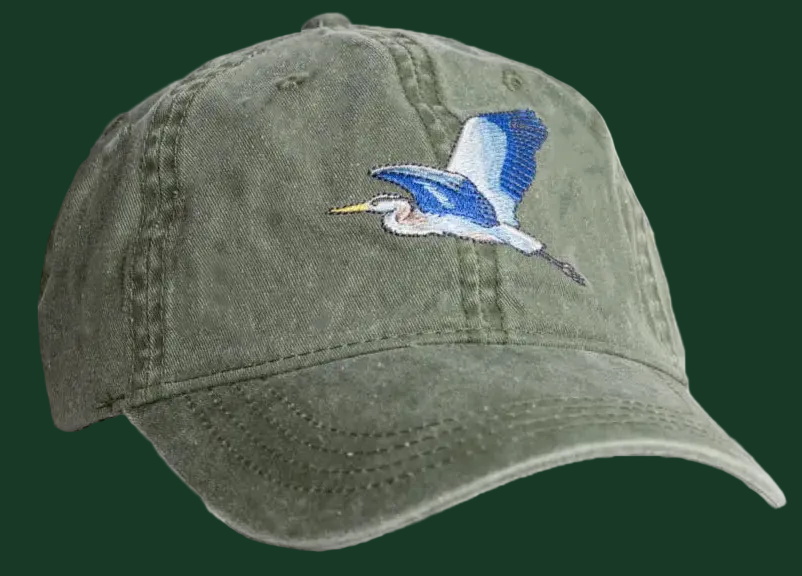 Embroidered Bird Cap