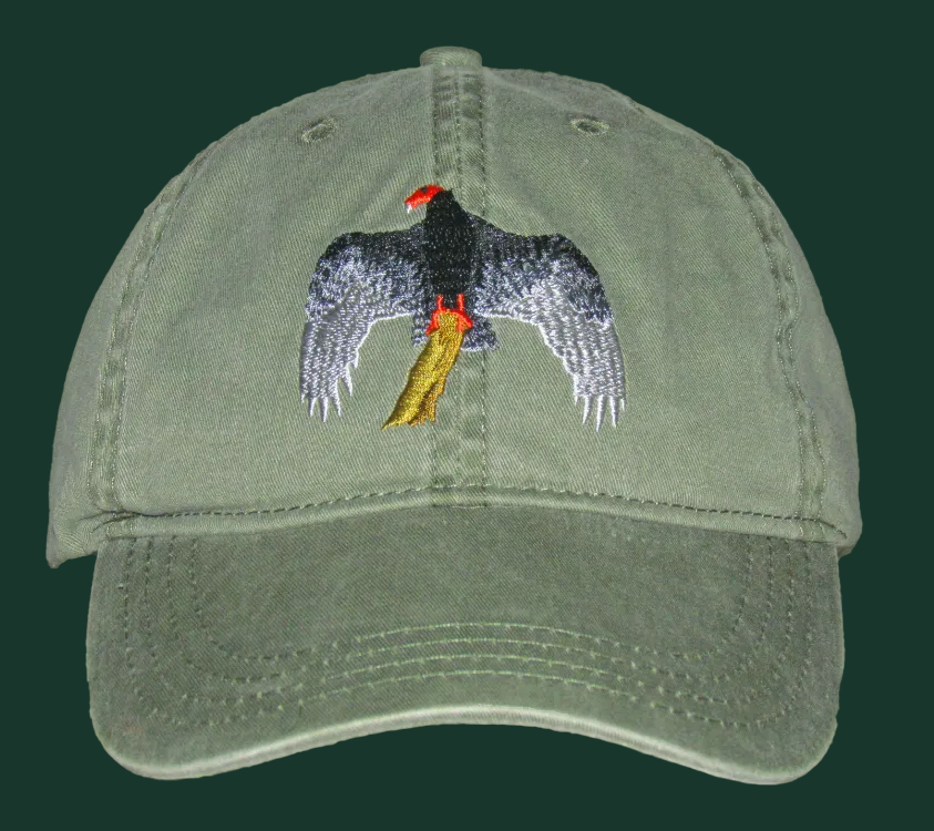 Embroidered Bird Cap