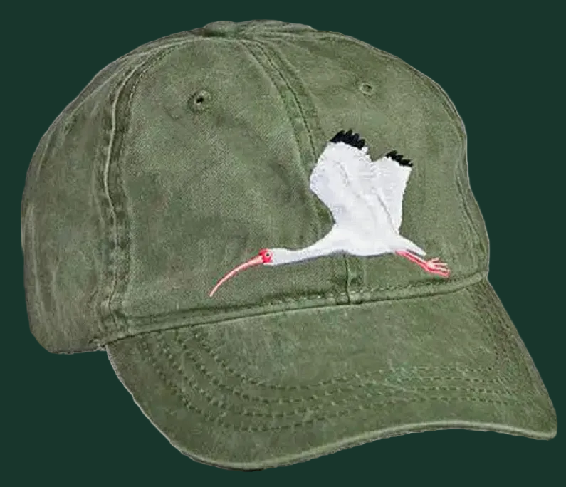 Embroidered Bird Cap