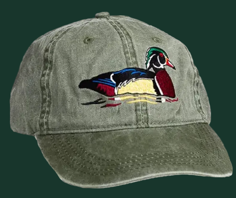 Embroidered Bird Cap