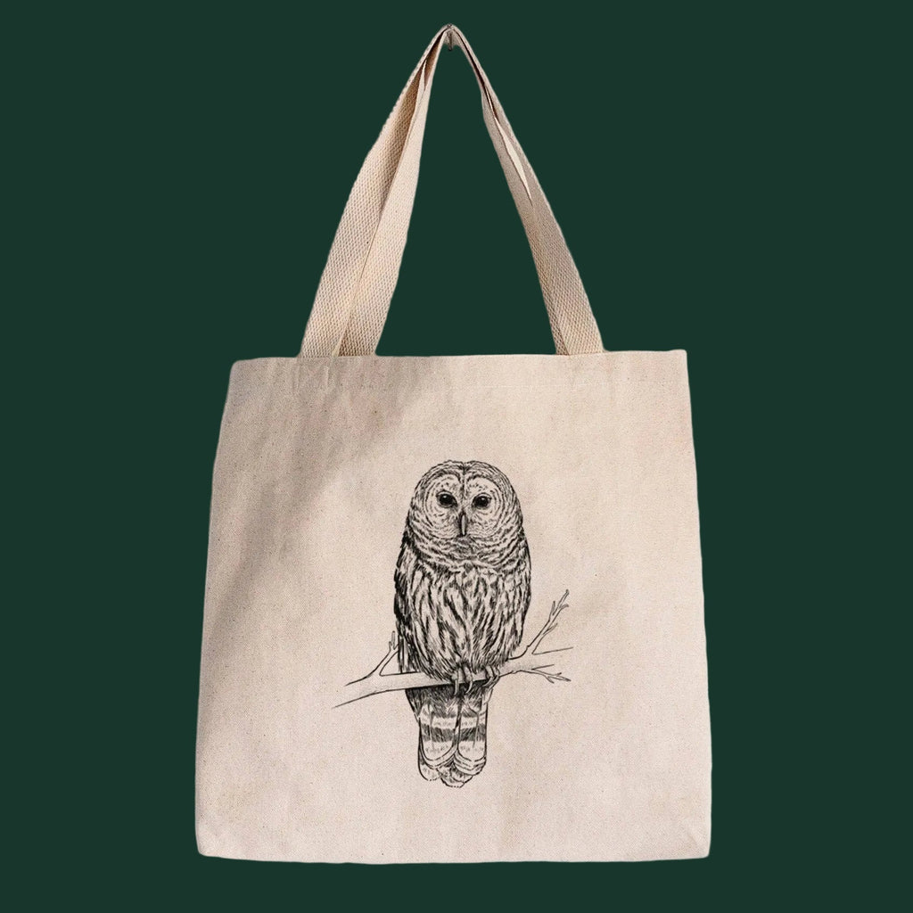 Barred Owl - Strix varia - Tote Bag