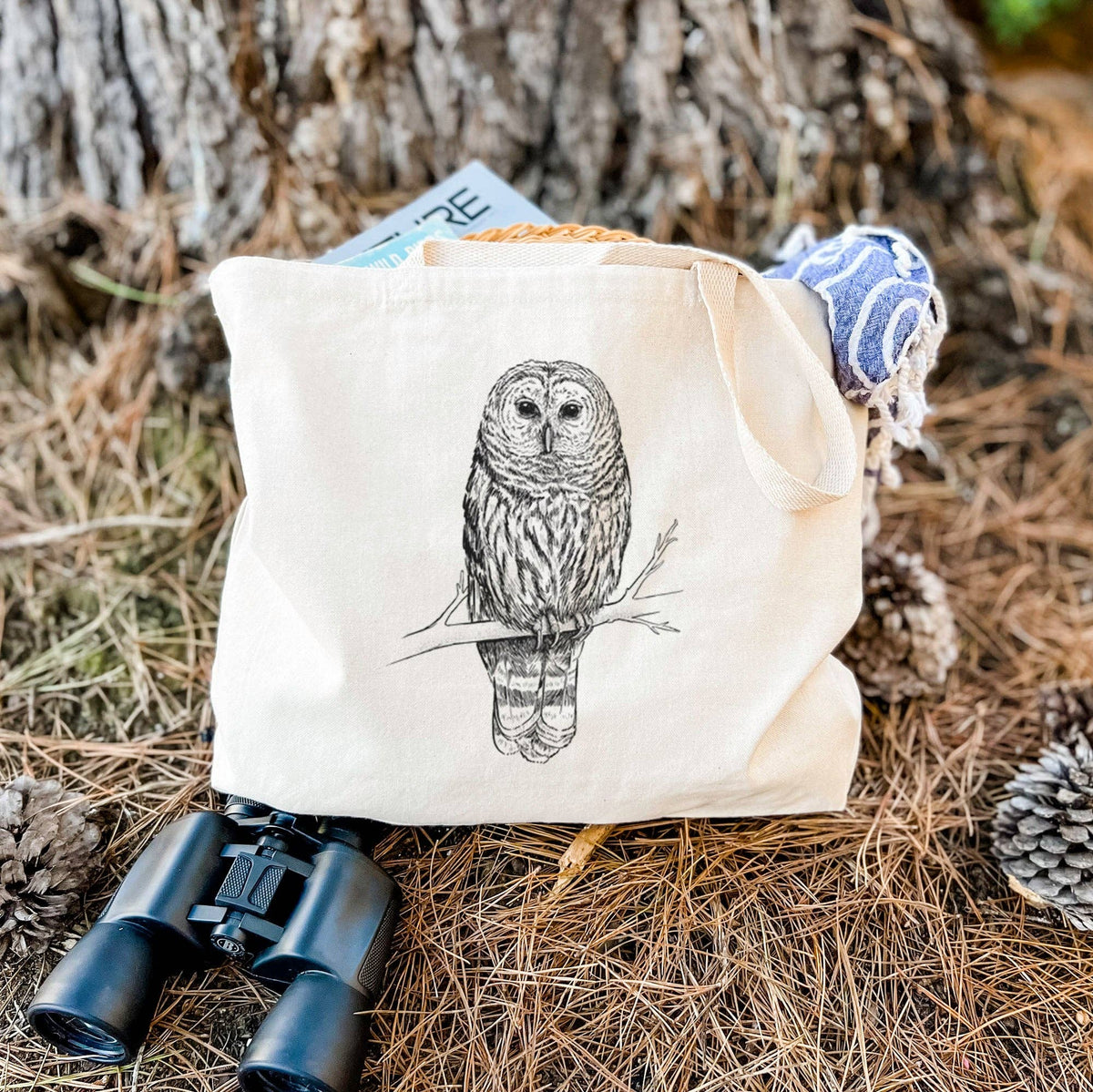 Barred Owl - Strix varia - Tote Bag