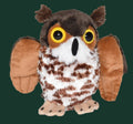 Pocketkins-ECO-Great Horned Owl Stuffed Animal 5"