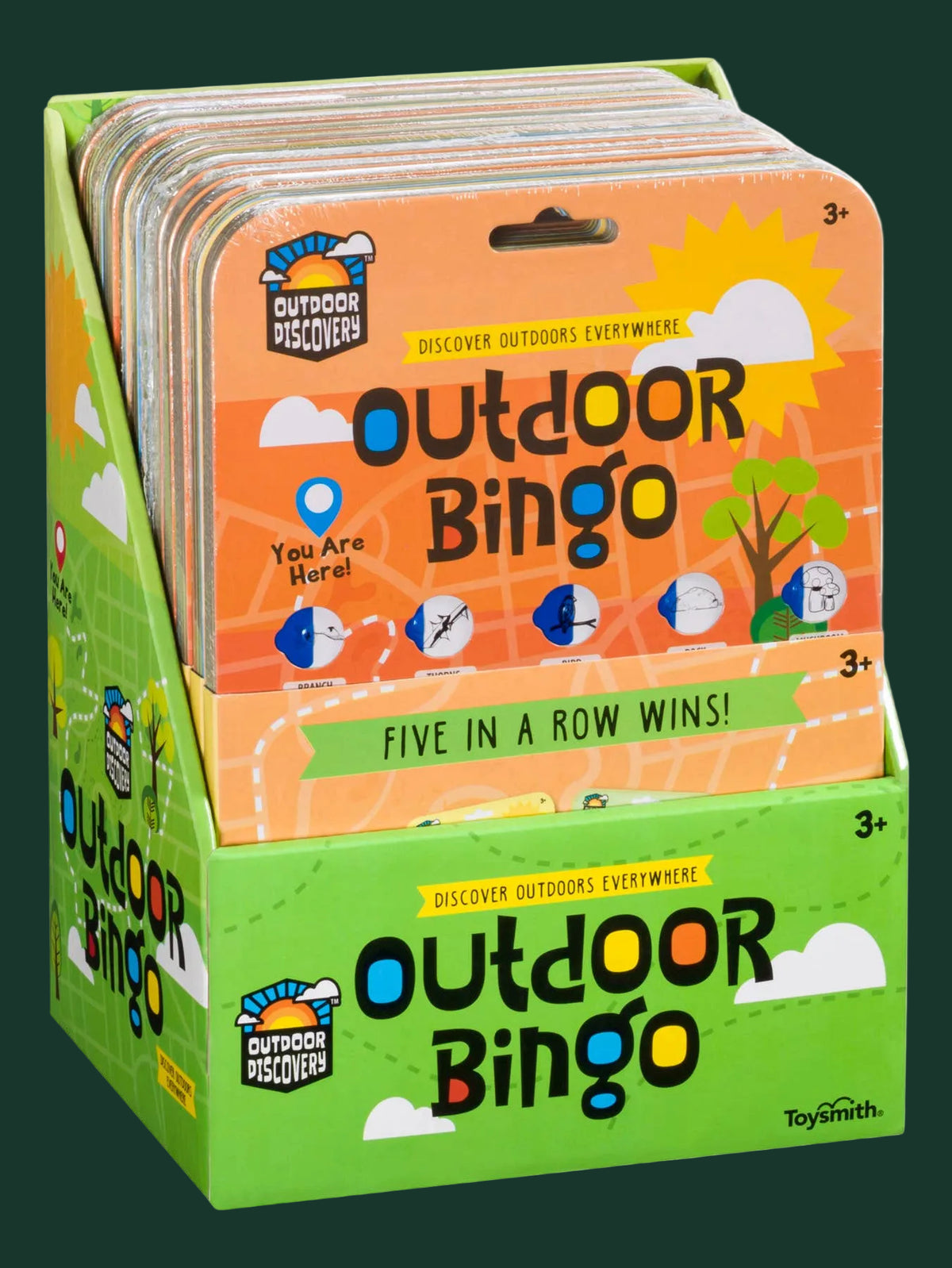 Outdoor Discovery Outdoor Bingo 4-Pack-Travel or Yard Game