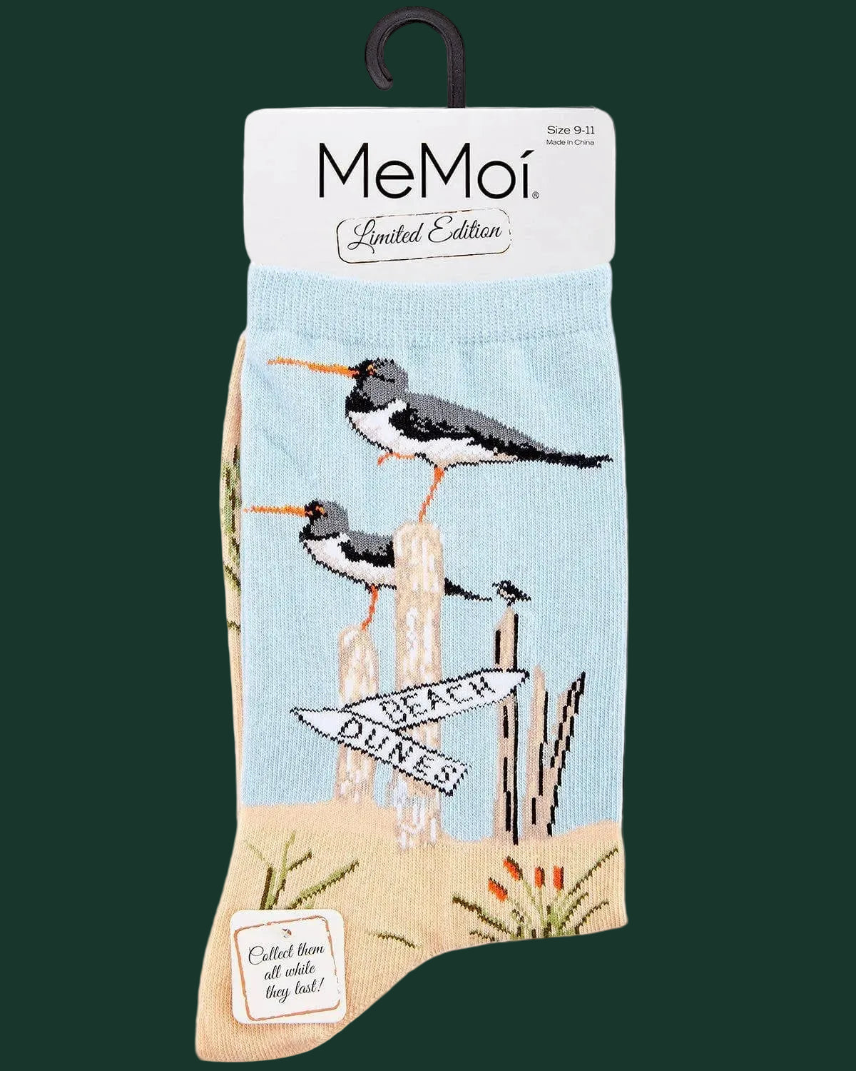 MeMoi Seagulls Limited Edition Crew Socks