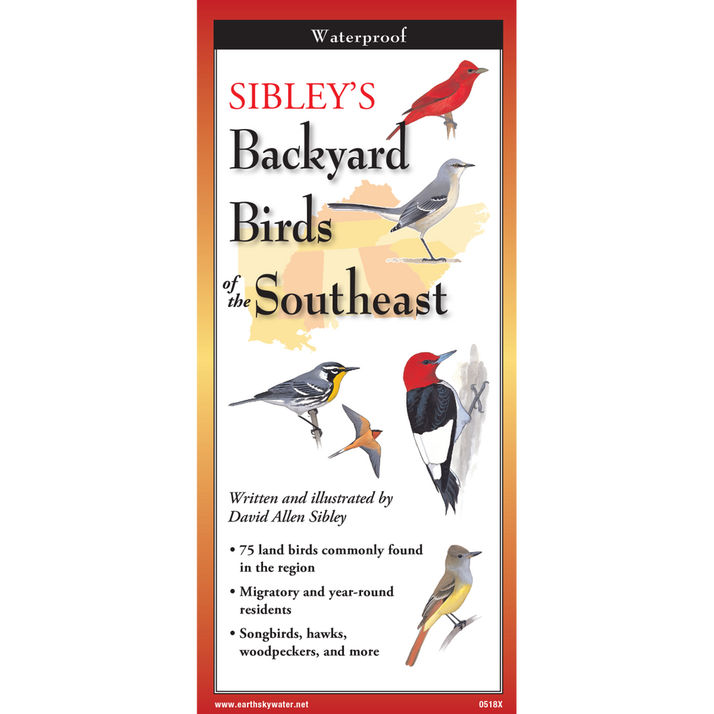 Sibley's Backyard Birds of Southeast FoldingGuide™